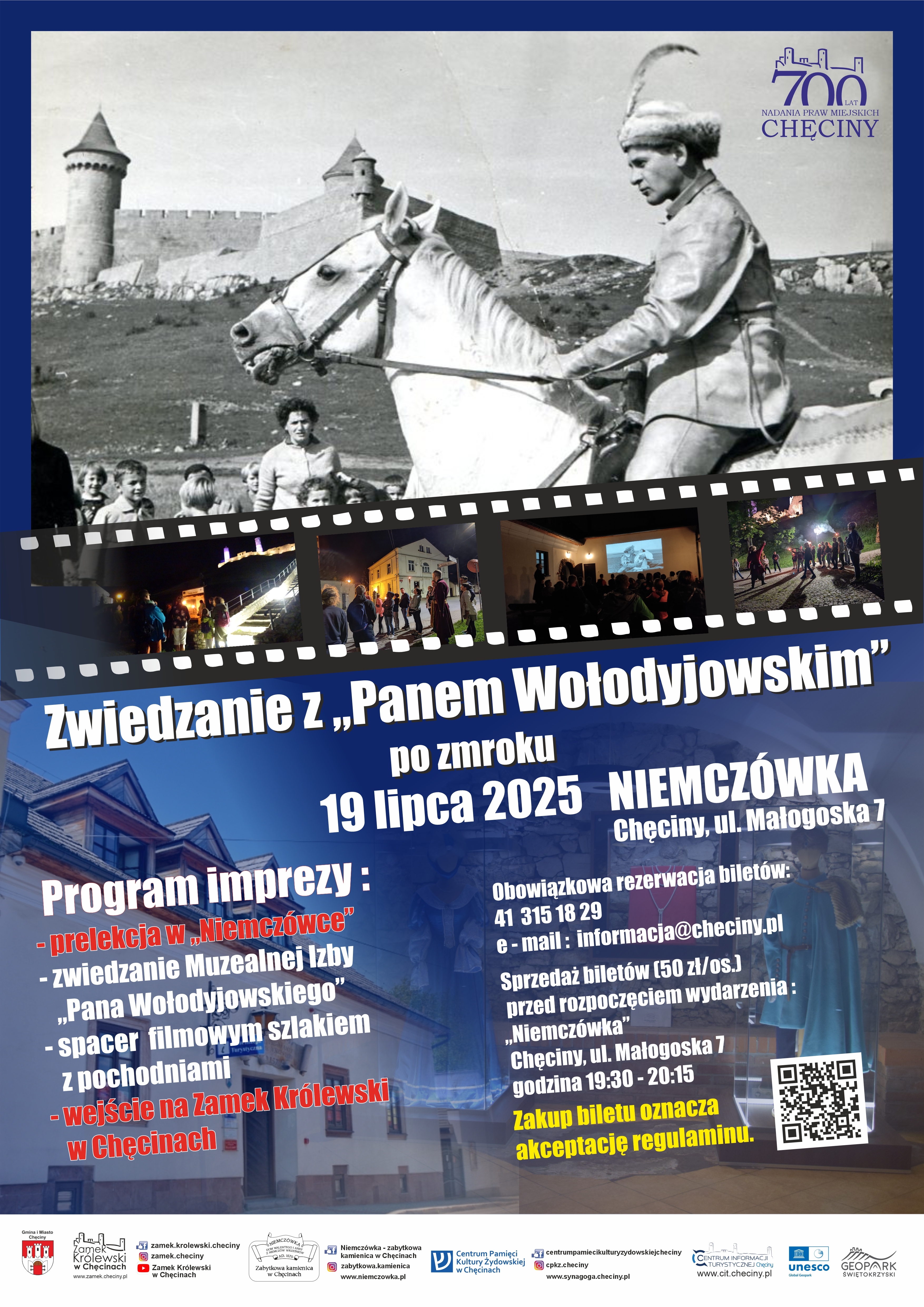 Zwiedzania z "Panem Wołodyjowskim" po zmroku
